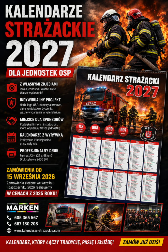 Kalendarze strażackie 2027